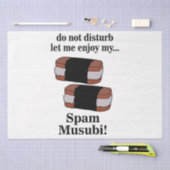 Musubi laat me genieten van mijn spammusubi tissuepapier (Craft)