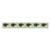 Musubi Sushi Hawaiian Food Pattern Grosgrain Lint (Voorkant)