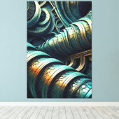 Mutant 2 Canvas Afdruk (Insitu (Houten vloer))