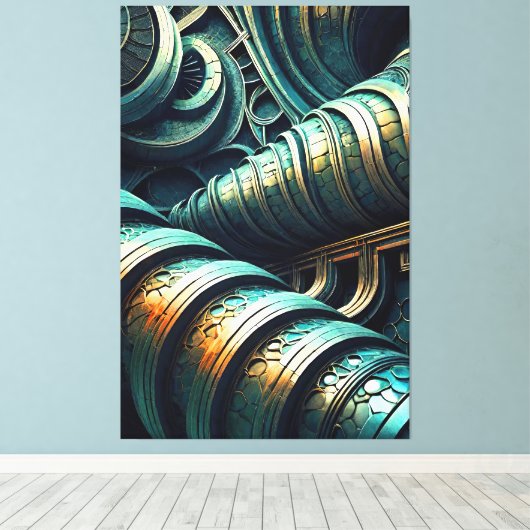 Mutant 2 Canvas Afdruk (Insitu (Houten vloer))