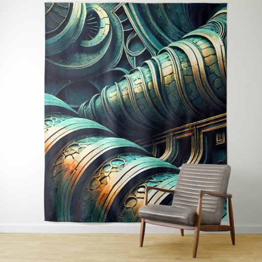 Mutant 2 Tapestry Wandkleed (In situ)