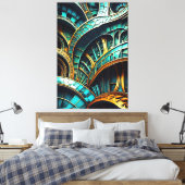 Mutant 4 Canvas Afdruk (Insitu (Slaapkamer))