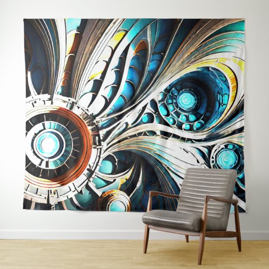 Mutant 5 Tapestry Wandkleed (In Situ (horizontaal))