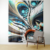 Mutant 5 Tapestry Wandkleed (In situ)