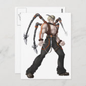 Mutant Anime Hero Briefkaart (Voorkant / Achterkant)