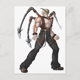 Mutant Anime Hero Briefkaart