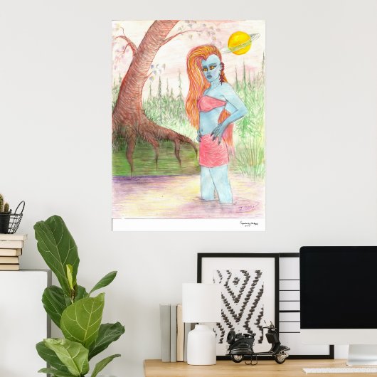 Mutant Anna Anastasia Original, Art Signature Poster (Thuiskantoor)