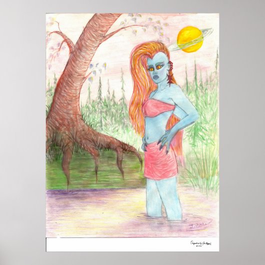 Mutant Anna Anastasia Original, Art Signature Poster (Voorkant)