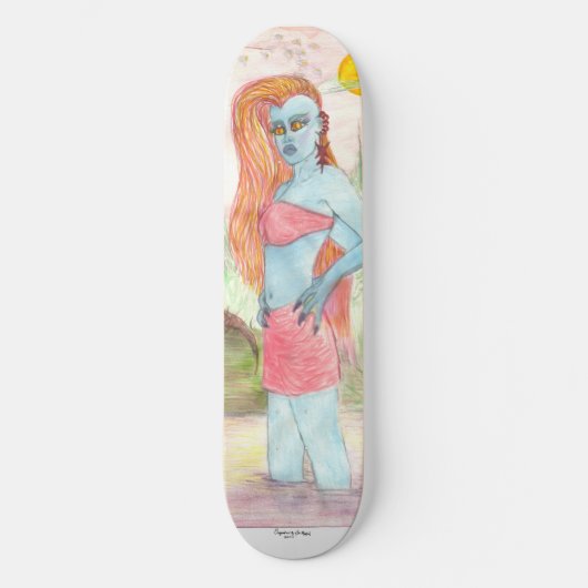 Mutant Anna Anastasia Original, Art Signature Skateboard (Voorkant)