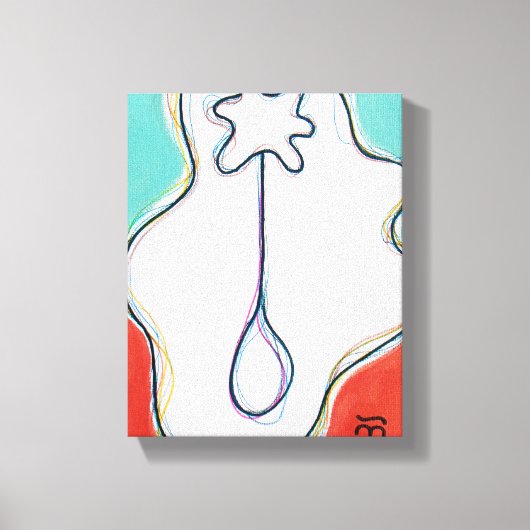 Mutant Avocado 7 Canvas Afdruk (Voorkant)