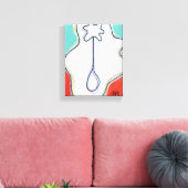 Mutant Avocado 7 Canvas Afdruk (Insitu (Woonkamer))