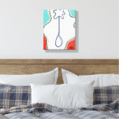 Mutant Avocado 7 Canvas Afdruk (Insitu (Slaapkamer))