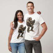 Mutant Gorilla Soldier, een post-apocalyptische kr T-shirt (Unisex)