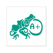 Mutant Green Frog Grade A+ Zelfinktende Stempel (Design)
