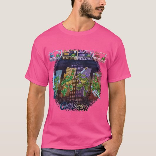Mutant Ninjaurtleeenagers retro T-shirt (Voorkant)