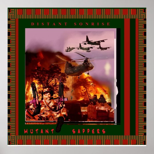 Mutant Sapper Poster 24 x 24 inch door Distant Son (Voorkant)