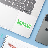 MUTANT STICKER (Laptop met iPhone)