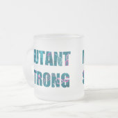 Mutant Strong Helix DNA Matglas Koffiemok (Voorkant links)