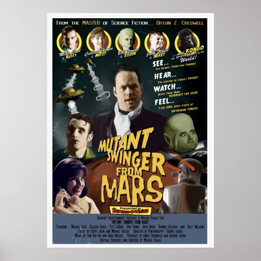 Mutant Swinger van Mars One Sheet STYLE A Poster (Voorkant)