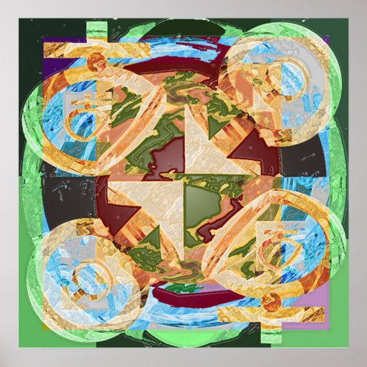 Mutatie menselijke genen poster (Voorkant)