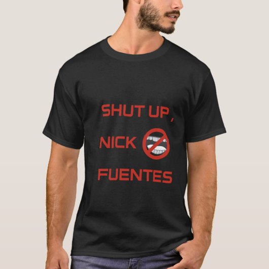 “Mute Nick Fuentes” T-shirt (Voorkant)