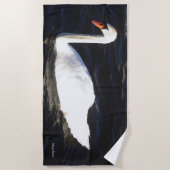 Mute Swan-badhanddoek Strandlaken (Voorkant)
