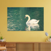 Mute Swan Canvas Afdruk (Insitu (Woonkamer))
