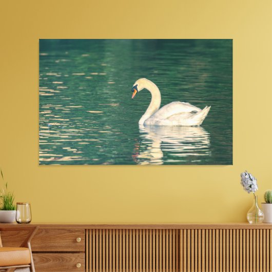 Mute Swan Canvas Afdruk (Insitu (Woonkamer))