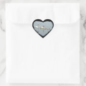 Mute Swan Famly Hart Sticker (Tas)