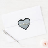 Mute Swan Famly Hart Sticker (Envelop)