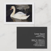 Mute Swan II (rand) Visitekaartje (Voorkant / Achterkant)