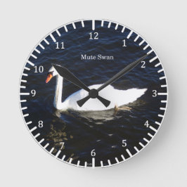 Mute Swan-klok Ronde Klok