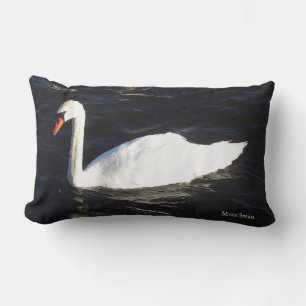 Mute Swan lumbar pillow Kussen