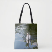 Mute Swan Persoonlijke Canvas tas (Voorkant)