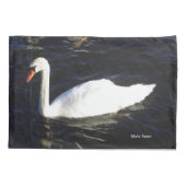 Mute Swan pillow hoesje Kussensloop (Achterkant)