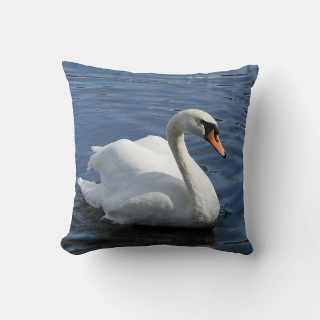 Mute Swan Pillow Kussen (Voorkant)