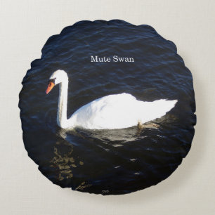 Mute Swan ronde kussen