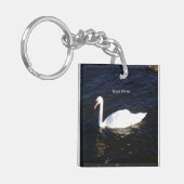 Mute Swan-sleutelketen Sleutelhanger (Voorkant Links)