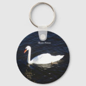 Mute Swan-sleutelketen Sleutelhanger (Voorkant)