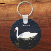 Mute Swan-sleutelketen Sleutelhanger (Voorkant)