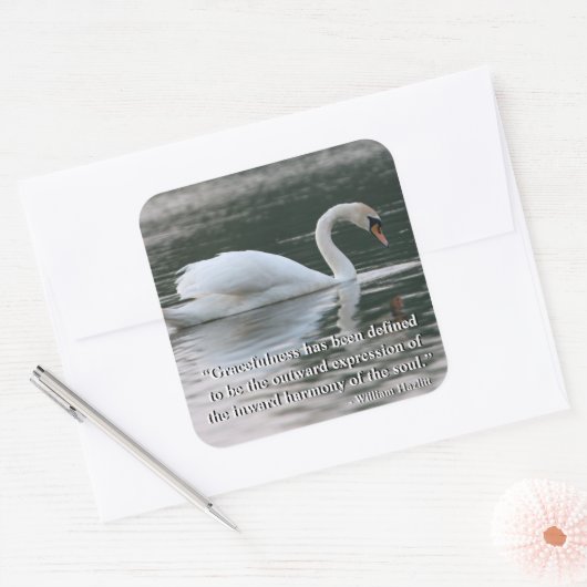 Mute Swan Sticker (Envelop)