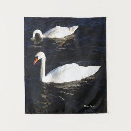 Mute Swan tapestry Wandkleed