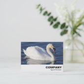 Mute Swan Visitekaartje (Staand voorkant)