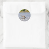 Mute Swan Wildlife Waterfowl Foto Ronde Sticker (Tas)