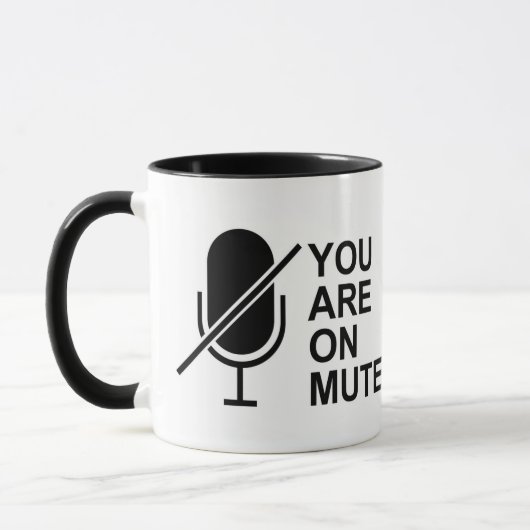 MUTE Two-Tone Coffee-Mok Mok (Links)