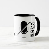 MUTE Two-Tone Coffee-Mok Mok (Voorkant rechts)