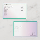 Muted Alexandriet Online Biz Logo Visitekaartje (Voorkant / Achterkant)