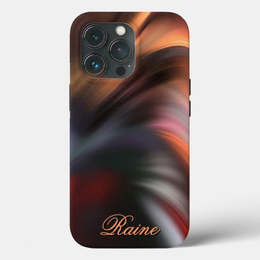 Muted Autumn Personal Name  Case-Mate iPhone Case (Achterkant)