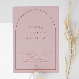 Muted Blush Pink Spring Wedding | Boogfoto + QR Kaart