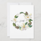 Muted Boho Floral Waterverf Foliage Vrijgezellenfe Kaart (Achterkant)